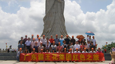 2011年7月，集團組織旗下子公司的管理骨干及黨員到汕尾進行紅色之旅