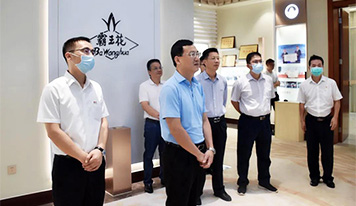 河源市副市長(zhǎng)劉東豪到廣東霸王花集團(tuán)調(diào)研